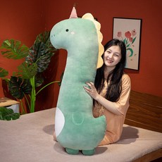 動物牀上夾腿睡覺抱枕恐龍毛絨玩具玩偶擺攤公仔女生送人禮物娃娃, 1個