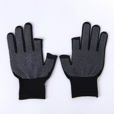 2컷 낚시장갑 반장갑 낚시장갑 등산장갑 루어장갑 자전거장갑 낚시용장갑, 본상품선택, 상세페이지 참조, 1개