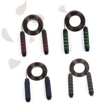 줄넘기 베어링 회전 그립 홈트레이닝 유산소 다이어트 운동기구 실내 피트니스 컬러 손잡이, 1개, 블루