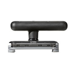 多功能可調節開罐器不銹鋼蓋子關閉開罐器手動開罐器廚房小工具, 黑色, 1個