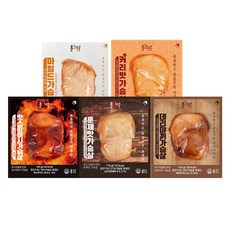 [국내산] 바로먹는 실온 닭가슴살 5종 혼합, 110g, 20개