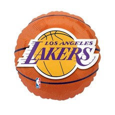 45.7cm18인치 NBA La Lakers 농구 포일 마일라 풍선 LA [호환]