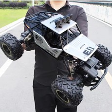 글로벌스타고 RC카 무선조종 오프로드 성인 자동차, 공식 단일 배터리, 1개, 합금 실버 28cm B