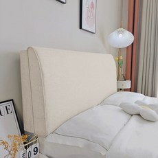 침대머리 쿠션 등쿠션 대등 허리받침 기대는 삼각대, 파인 리넨 라이트 애프리콧