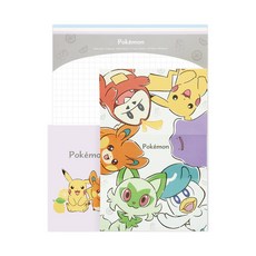 莫莫日貨 日本製 KAMIO 2025 寶可夢 皮卡丘 信封信紙組 (共2款) 可愛卡通信紙，書寫流暢，傳遞溫馨祝福, 1個, 01.繞圈款 305962