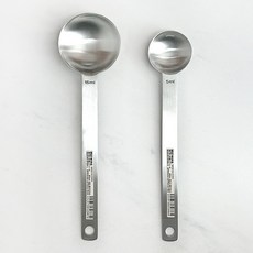 무인양품 무지 스텐 계량스푼, 1개