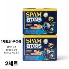 스팸 BDNS 클래식 200g x 2p + 닭가슴살 200g x 2p + 키링 세트, 2세트