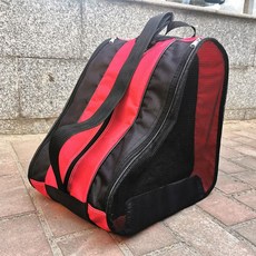 피겨스케이트 가방 아이스 롱 인라인스케이트 롤러스케이트 백 수납 전용 3단팩, 1개, 레드(3겹백)