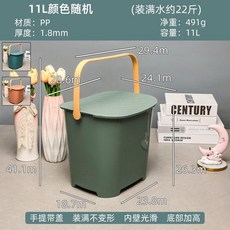 廠家直銷方形帶蓋水桶彩色釣魚桶塑料手提髒衣收納桶清潔方桶, 1個, 11L顏色隨機1個裝