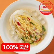 [국산100%] 백김치 전라도 당일제조 장인김치, 1박스, 1kg