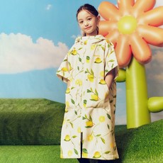 BARREL 兒童浴巾衣 海洋芒果, 1個