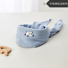 寶寶圍脖兒童卡通圍巾秋冬男女寶寶三角巾防風嬰兒三角頭巾