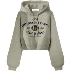 몰토벨리노 토르소 TSF 벌룬 스노위케빈 세미오버핏크롭 후드티