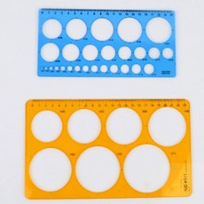 마깡몰 원형 도형자 초등학교모형자, 소