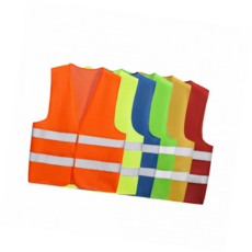 고휘도반사 안전 관리자 조끼 배달 대행 발광 라이더 형광 안전 야광 방범 작업용 베스트, 오렌지, 상세페이지 참조