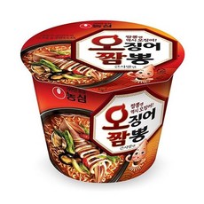 농심 오징어짬뽕 큰사발 115g, 16개
