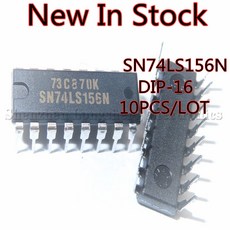 10개/몫 SN74LS156N 74LS156 DIP-16 디코더 다중 경로 분해기, [01] 옵션1
