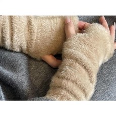 나들이패션 여성 팔토시 방한용품 손토시 핸드워머 장갑, 화이트