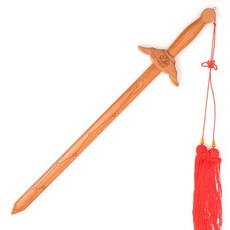 質量保證 桃木劍八卦七星劍法器一體道士劍掛件客廳原木雕純手工九節鞭 桃木劍 打神鞭 道教法器, 1個, 75厘米上漆道士劍