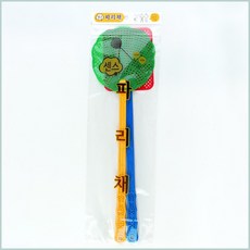 정복산업 센스 파리채 벌레쫓는 채 지압효과 효자손, 1개