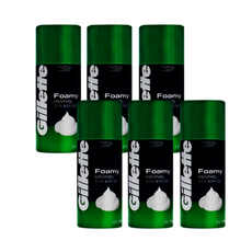 질레트 포오미 쉐이빙폼 멘솔 175g 6개