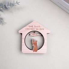 이백몰 고양이 현관종 어버이날 선물 행운 복냥이 삼총사 도어벨 문종, 럭냥이