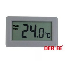 大林電子 DER EE 得益 迷你型溫度計 電腦專用體溫計 DE-20C 最高最低溫同步記憶, 1個