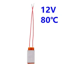 PTC 히터 가열 요소 섭씨 12V 80-220도 액세서리 220V 헤어드라이어, 12V-80C, 12V-80C, 상세설명참조