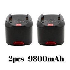 18V 12.8Ah 리튬 이온 배터리 PBA PSB PSR PST 홈 가든 도구 C 타입 전용 AL1830CV AL1810CV AL1815CV, 01 9800mAh x2