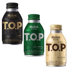Maxim Maxim飲料組合 T.O.P甜美式咖啡+拿鐵咖啡+黑咖啡 各6入, 4950ml, 1組