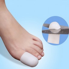 엄지발가락 보호 실리콘캡 발가락골무 발가락밴드 발가락골무 발가락아픔 발아픔 발가락보호 실리콘보호캡 굳은살 엄지발가락 발가락링 발가락물집 발가락티눈, 1개