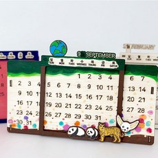 조앤안 만년달력 만들기 MDF 캘린더 우드 달력 초등 미술 만들기, 1개, 만년달력만들기