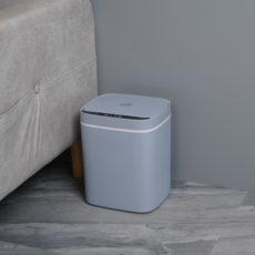 DFMEI 차세대 스마트 감응 휴지통 음소거 개봉 휴지통 충전식 휴대용 휴지통, C타입 11L그레이