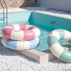 프리미엄 클래식 파스텔 튜브 수영 물놀이 성인용튜브, 민트, 중형(85cm), 민트_중형(85cm)