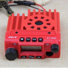 QYT-KT8900雙段車載電臺迷你車載對講機UV雙頻雙守車臺電臺 車機 無線電車機 車用對講機 迷你車機小車機, 標配紅色