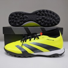 아디다스 프레데터 리그 SOCK TF 옐로우 블랙 축구화 풋살화 인조잔디 스터드레이스 신발끈 추가증정