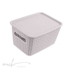 많이많이01 소품 정리 수납 뚜껑 바구니 대 다용도수납함