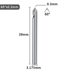 용도의 도구 각도 옵션과 크기로 정밀 절단, 1개, 2. 60Dx0.3