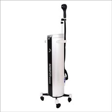 미용실 미스트기 헤어스팀기 케어 두피 수분 스티머 모발 머리 영양, 상세페이지 참고, 3. 회색 원형 + 거치대