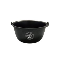 派樂廚房神器 大富備長炭厚釜內鍋 22cm萬用鍋 (有提把無鍋蓋) - 遠紅外線鹼性能量湯鍋 可直火煮, 1個