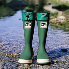 束口雨鞋 男女高筒防水膠鞋