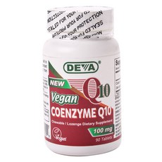 DEVA 素食輔酶Q10錠, 1個, 90 件