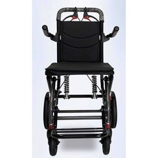 우주밍 노인용 휴대용 보행 보조차 초경량 접이식 실버카, 1개, 8인치 허니콤/손잡이 없음/8kg