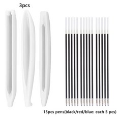 투명 펜 실리콘 몰드 세트 말린 꽃 수지 장식 공예 DIY 볼펜 금형 에폭시 수지 금형 쥬얼리에 대한, 07 15PcsMix Pen123