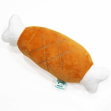 [죠스펫] 강아지식탁 고양이식기 원목식기세트 세라믹식기 애견식탁 당근식기 강아지식기, 펫토이 ( 갈비 장난감) 바베큐장난감, 1개