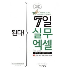 된다! 7일 실무 엑셀:‘짤막한 강좌’ 한쌤의 특별 과외, 한정희, 이지스퍼블리싱