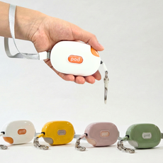 강아지 자동리드줄 포켓형 소형, 1개, 밀키