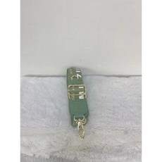 mizzue LOGO印花棉織寬背帶, 1個, 綠色(現貨)HB008