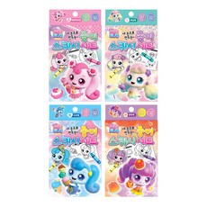 새콤달콤 캐치티니핑 종이스퀴시 4개입 (베리하츄핑 샤샤핑 말랑핑 포실핑), 1세트, 1개