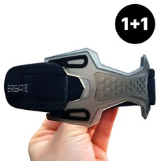 얼게이트 러닝 슬개골 무릎보호대 NONSLIP 등산 슬개건 보호대, 블랙, 2개